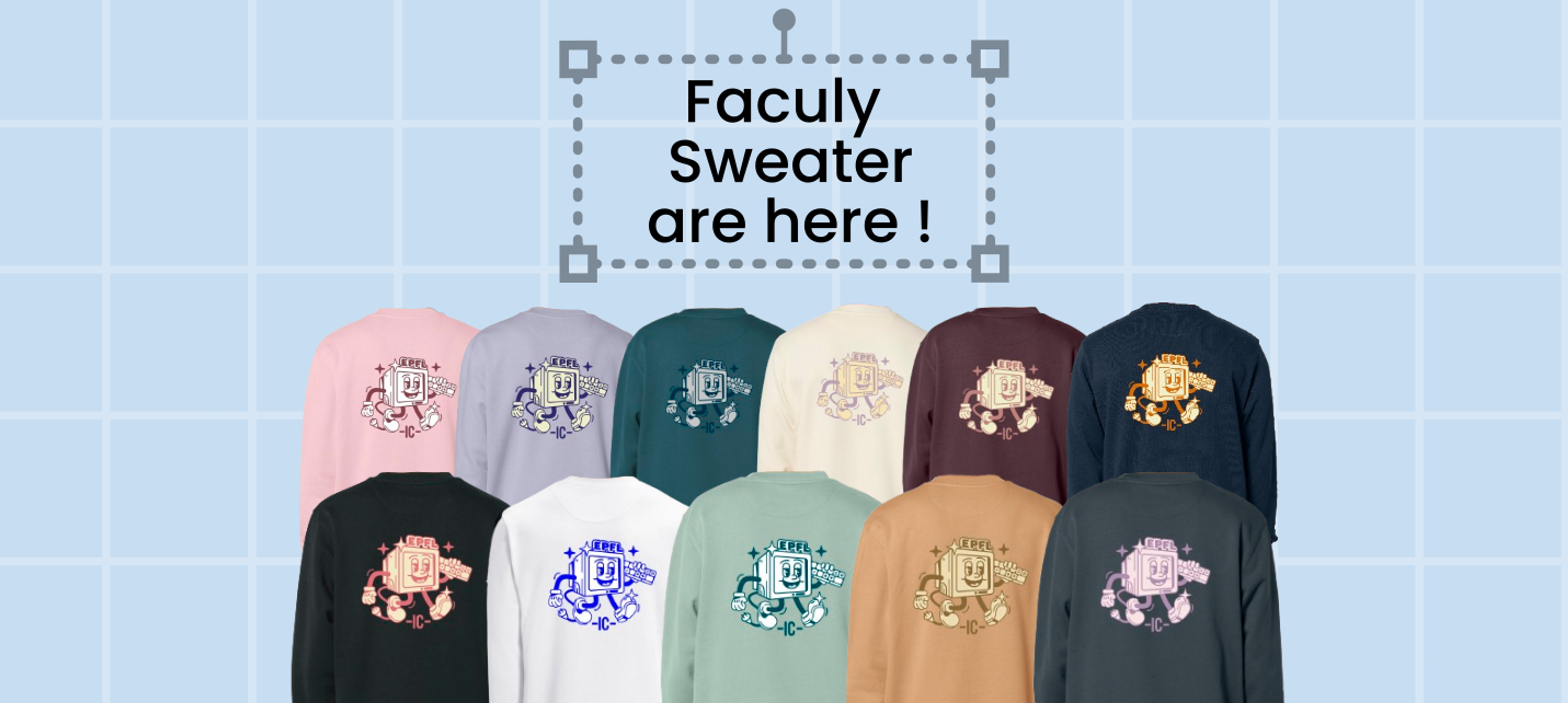 The Faculty sweaters have arrived!